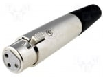 Канон микрофон аз кабел XLR-3G-2 Щепсел XLR женски PIN 3 прав на проводник F190